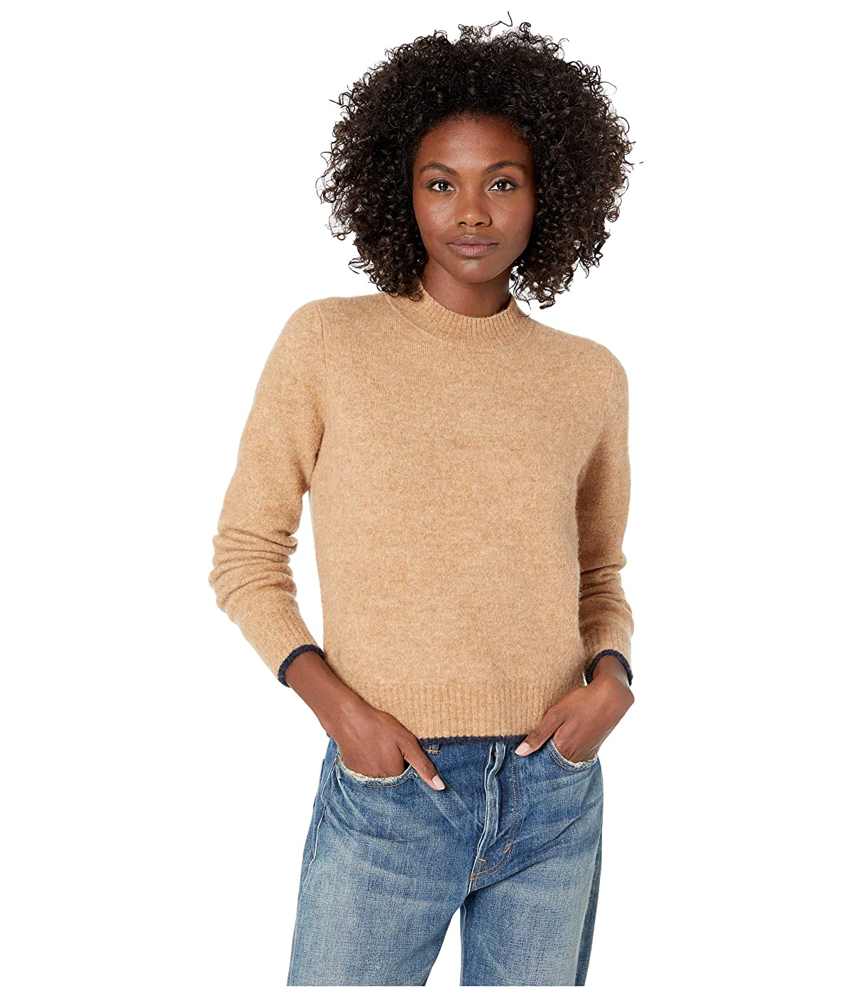 

Свитер Vince Contrast Tip Camel/Navy, XL (50)
