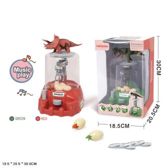

Игровой автомат 806EA/EB динозавр батар.муз.свет.2в.кор.30*18,5*20,5