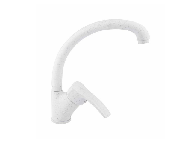 

Смеситель для кухни GF (WHI) S- 04-008F кухня U на гайке (k40)