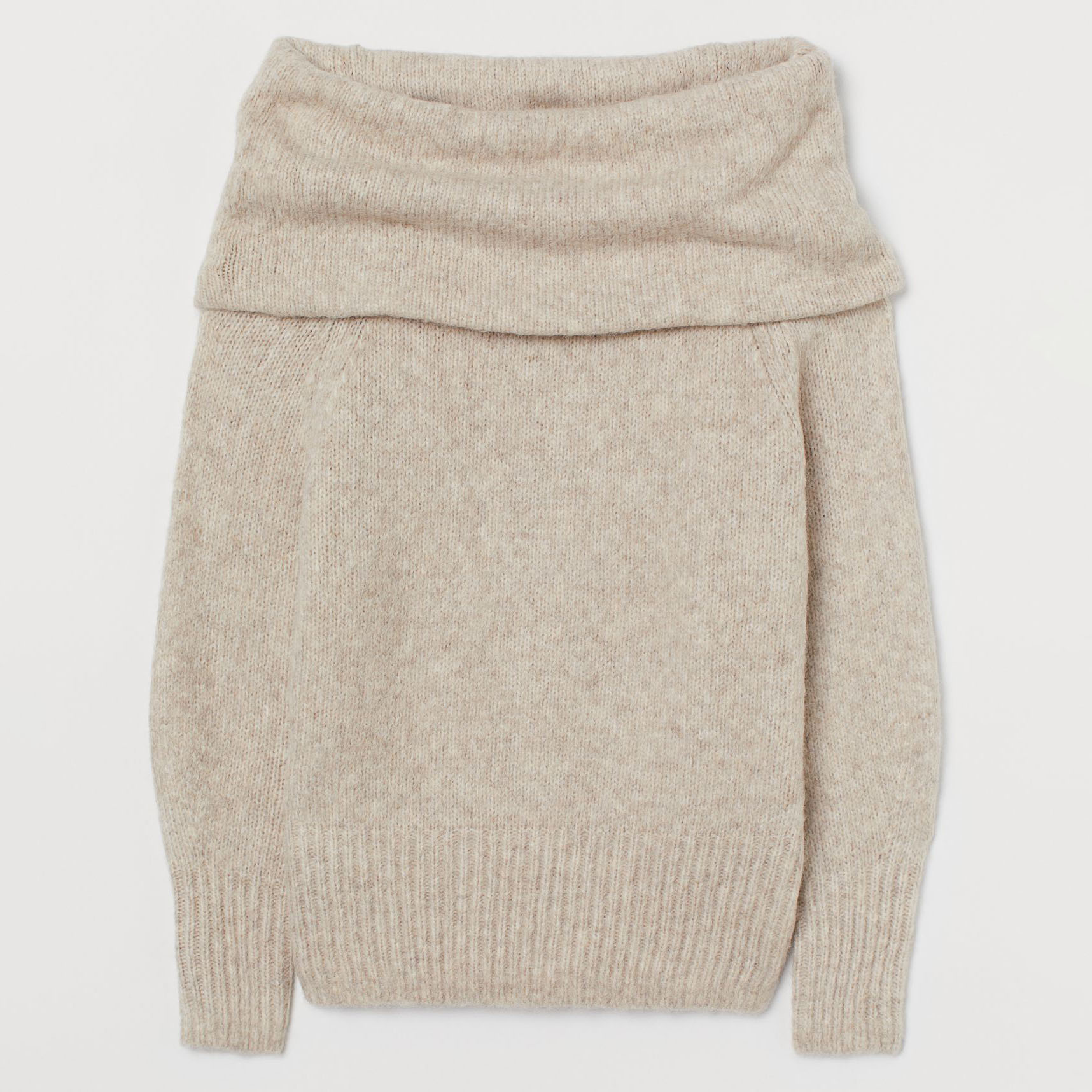 

Джемпер H&M 2608-9321412 XXL Светло-бежевый