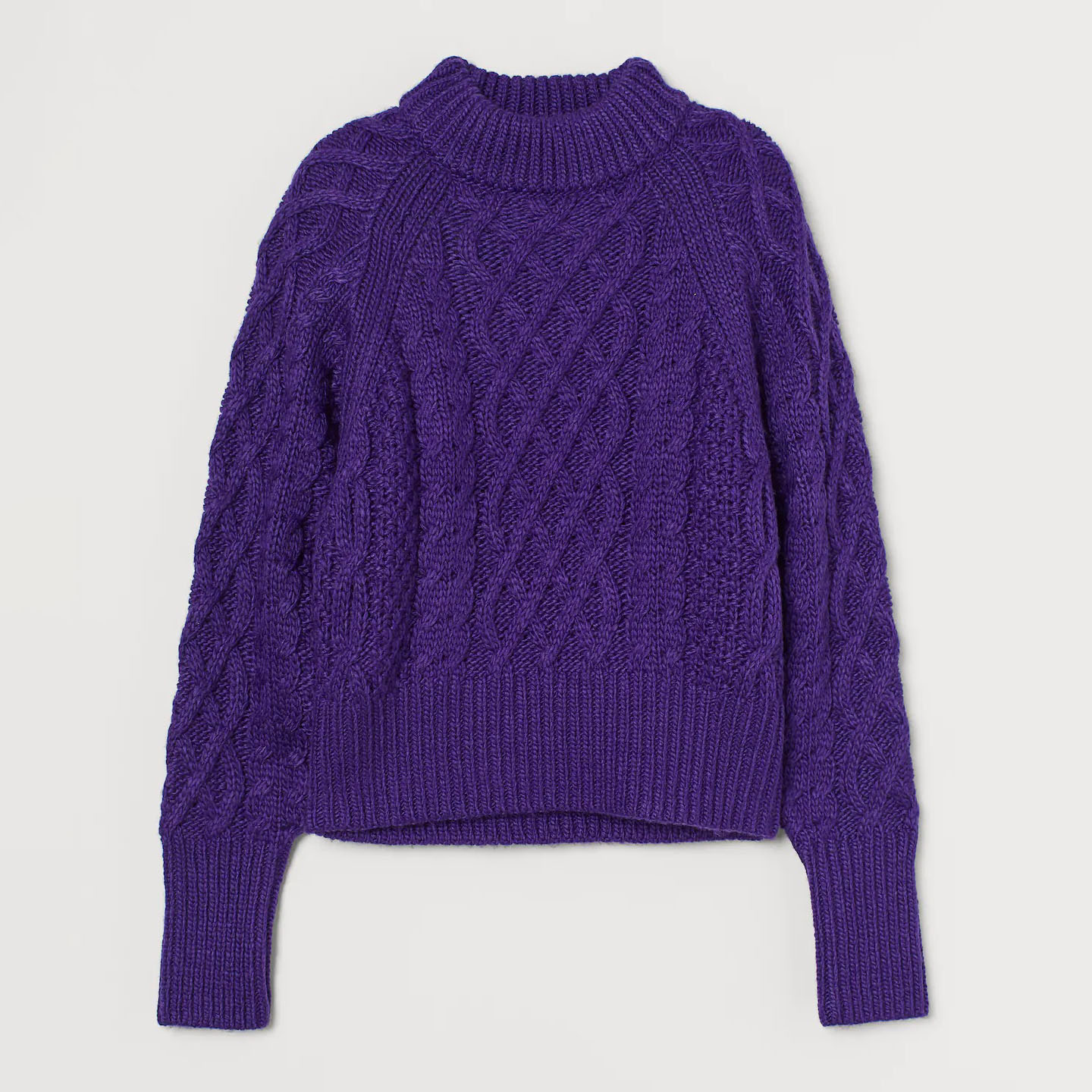 

Свитер H&M 2708-9243202 S Фиолетовый
