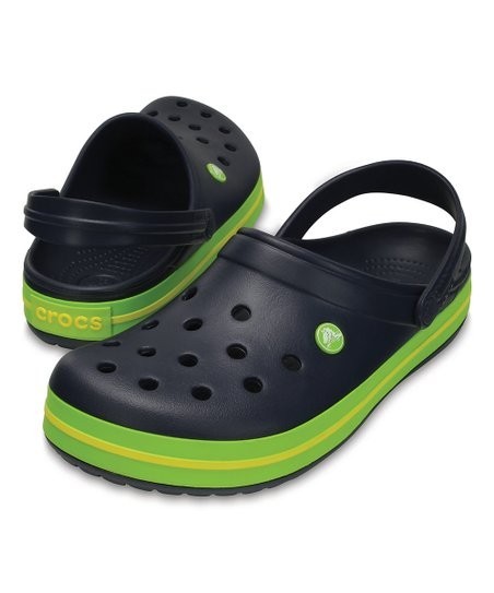 

Сабо Crocs Crocband, М12, 46-47, синие с зеленым