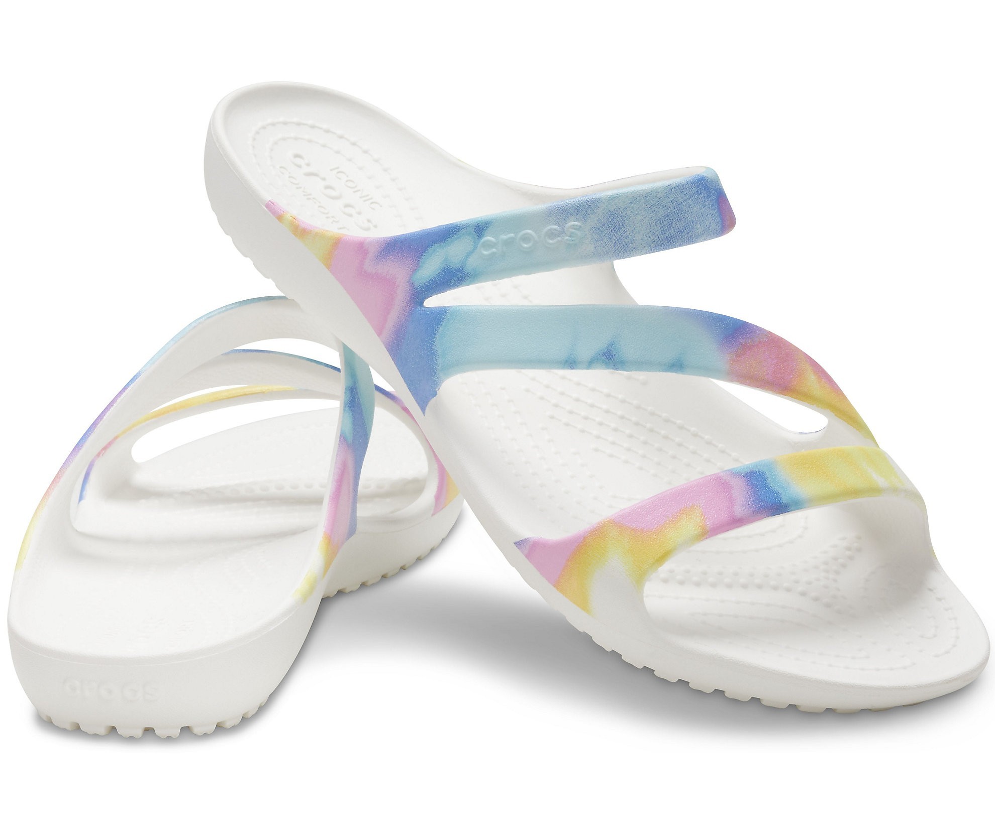 

Шлепанцы Crocs Kadee II Graphic, W8, 38-39, белые