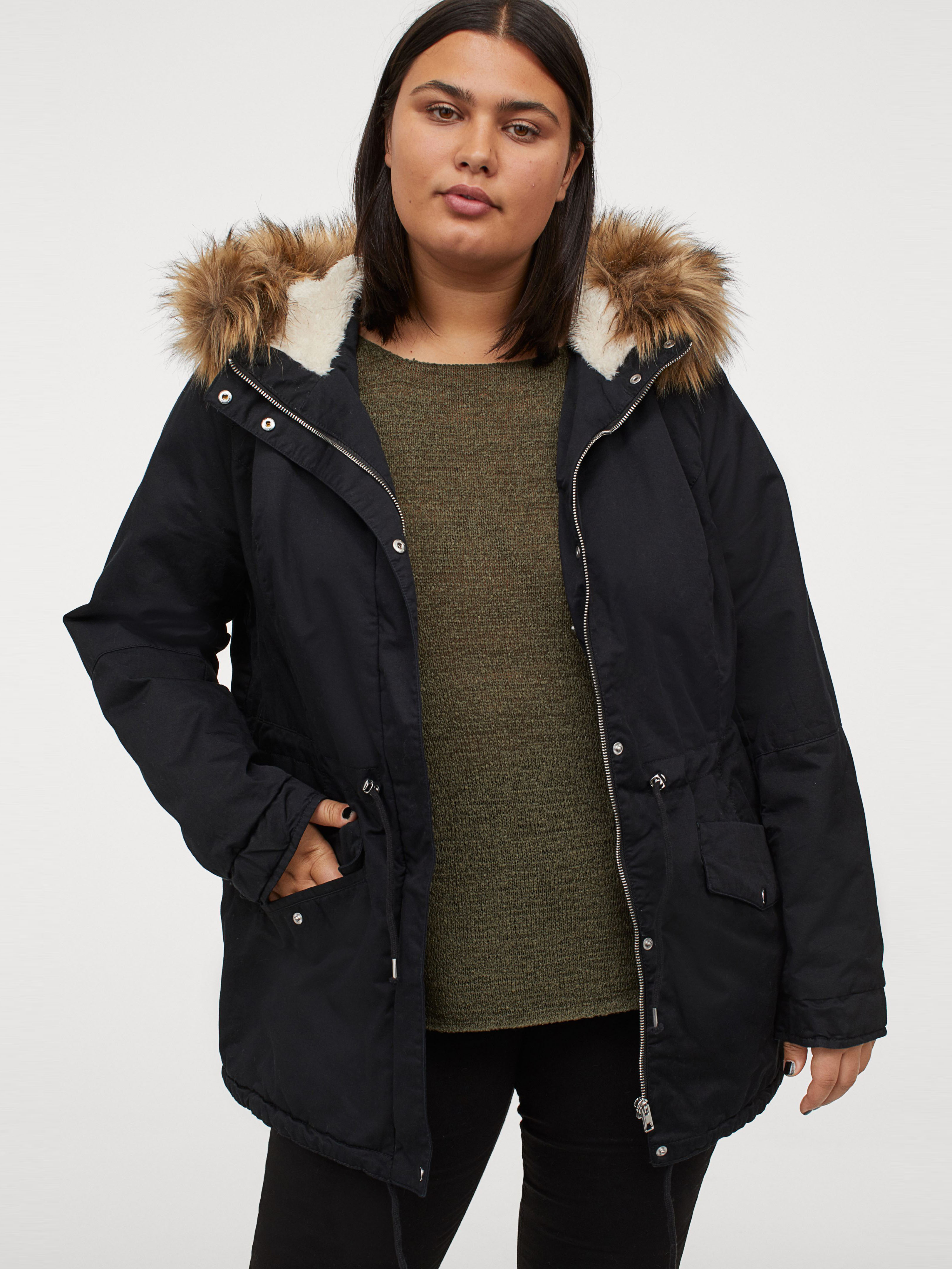 

Парка H&M 7816880  Черная, Парка H&M 7816880 3XL Черная