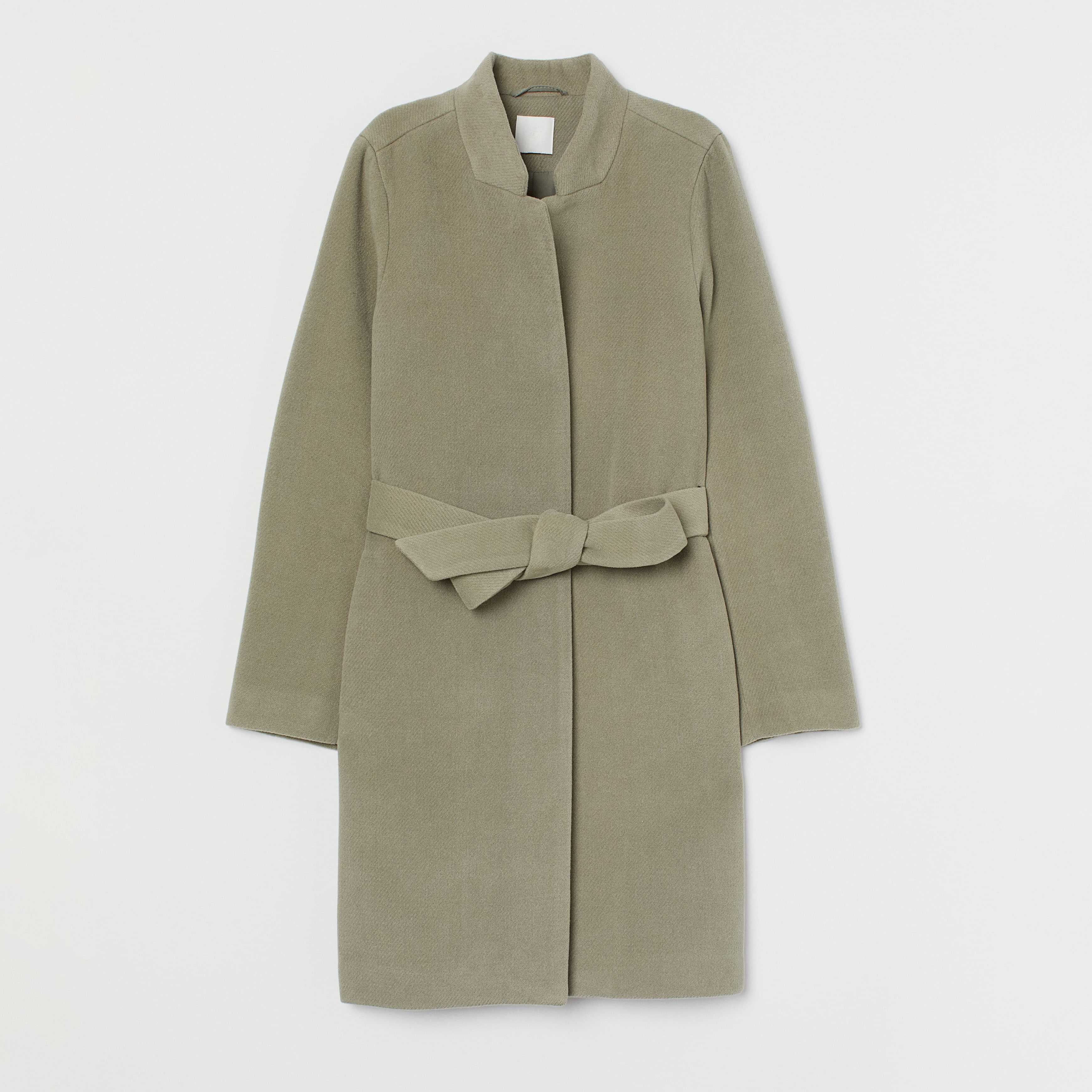 

Пальто H&M 8100050  Светло-зеленое, Пальто H&M 8100050 36 Светло-зеленое