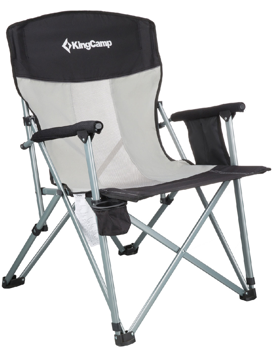 

Стул KingCamp Hard Arm Chair Черный (KC3825 BLACK/MEDIUMGREY)