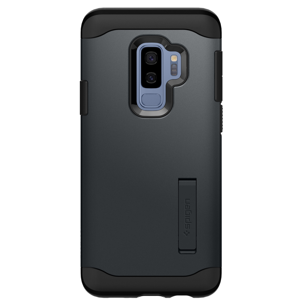 

Чехол противоударный с подставкой Spigen Slim Armor для Samsung Galaxy S9 Plus (6.2") Metal Slate