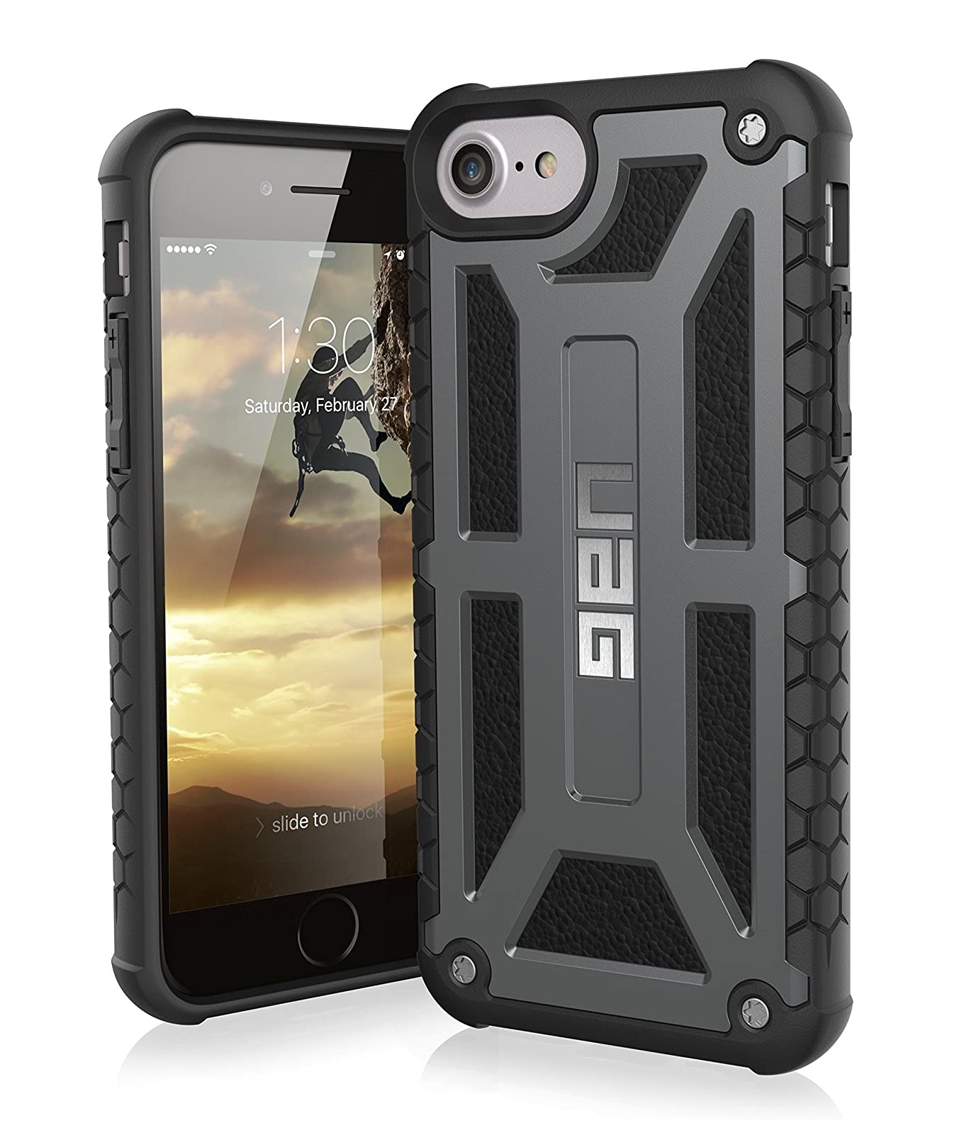 

Чехол противоударный UAG Monarch для Iphone 6/6S/7/8/SE 2020 2 Gen (4.7") Graphite