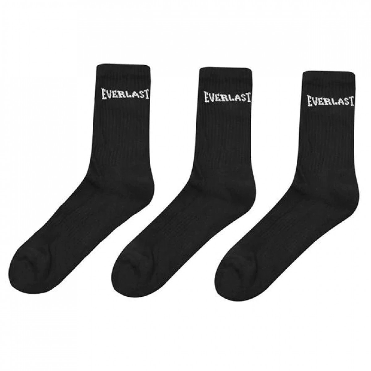 

Носки Everlast 3 Pack Crew Black, Носки Everlast 3 Pack Crew Black, 41-45