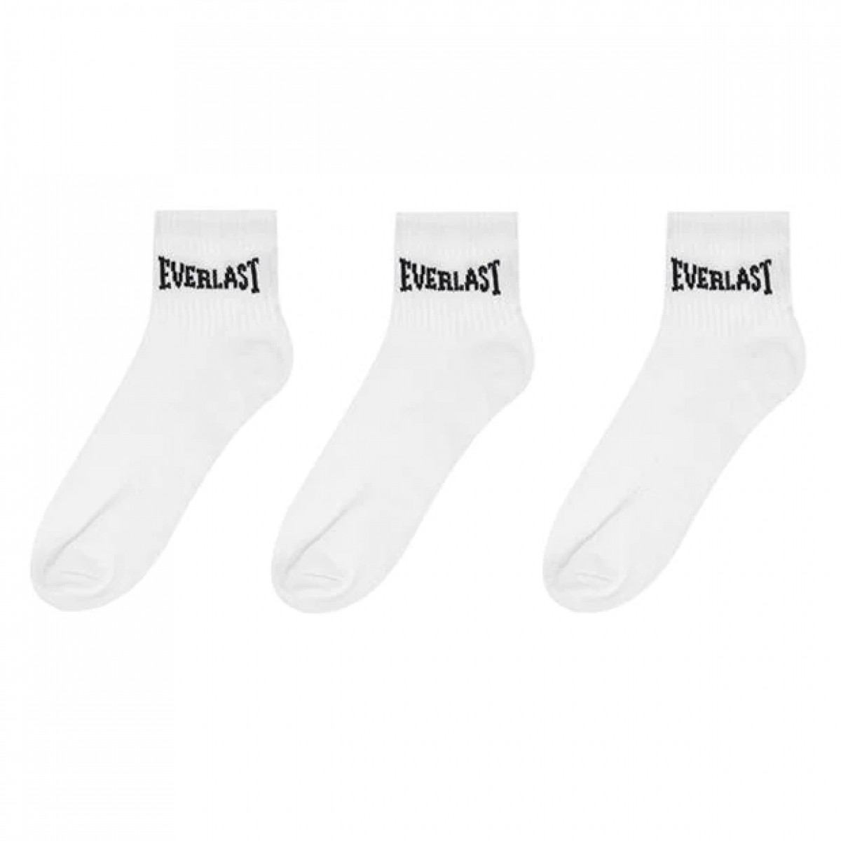 

Носки Everlast Quarter 3 Pack White, Носки Everlast Quarter 3 Pack White, 41-45