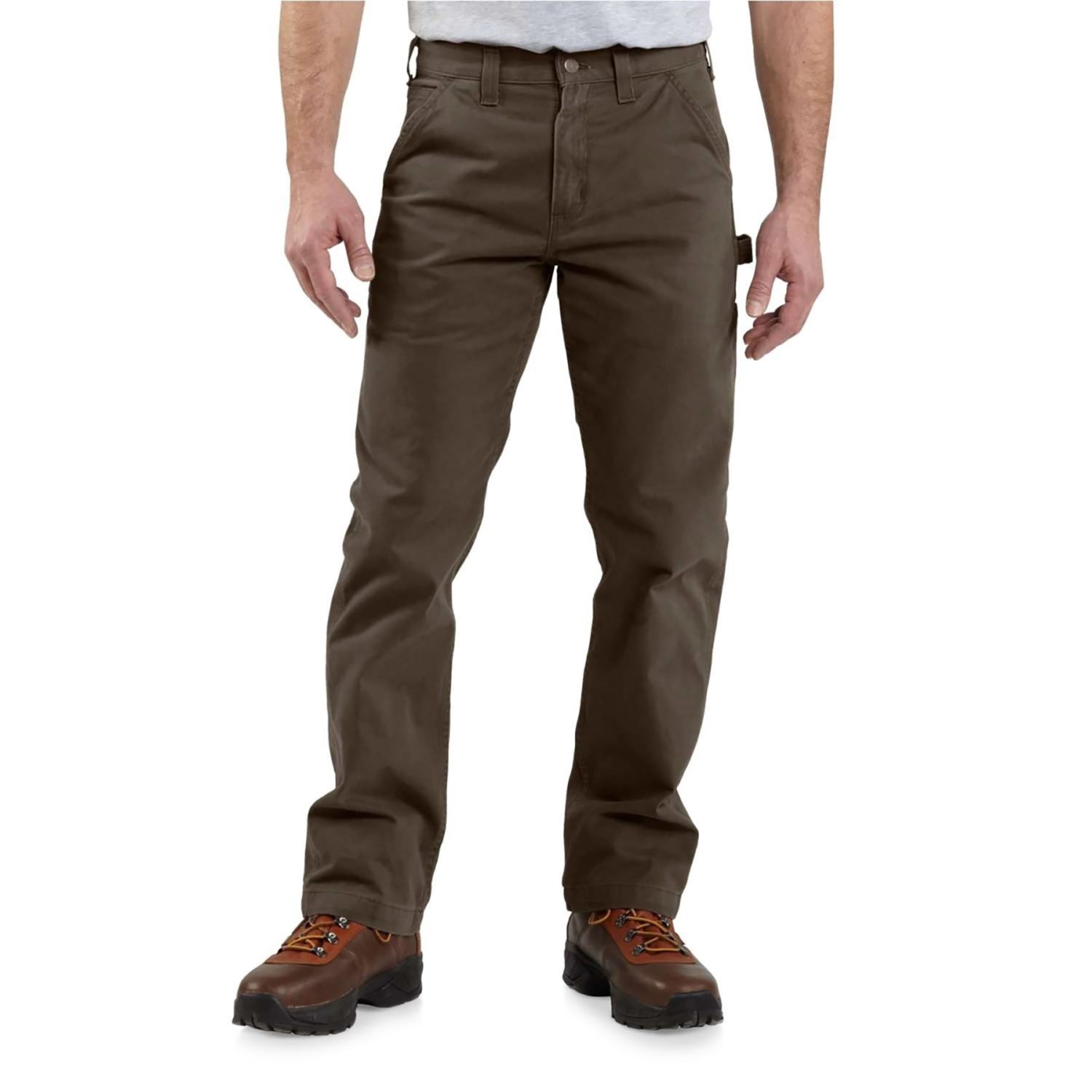 

Брюки Carhartt B324 Washed Twill Dungaree - Relaxed Fit, Factory Seconds Dark Coffee, 42W 32L