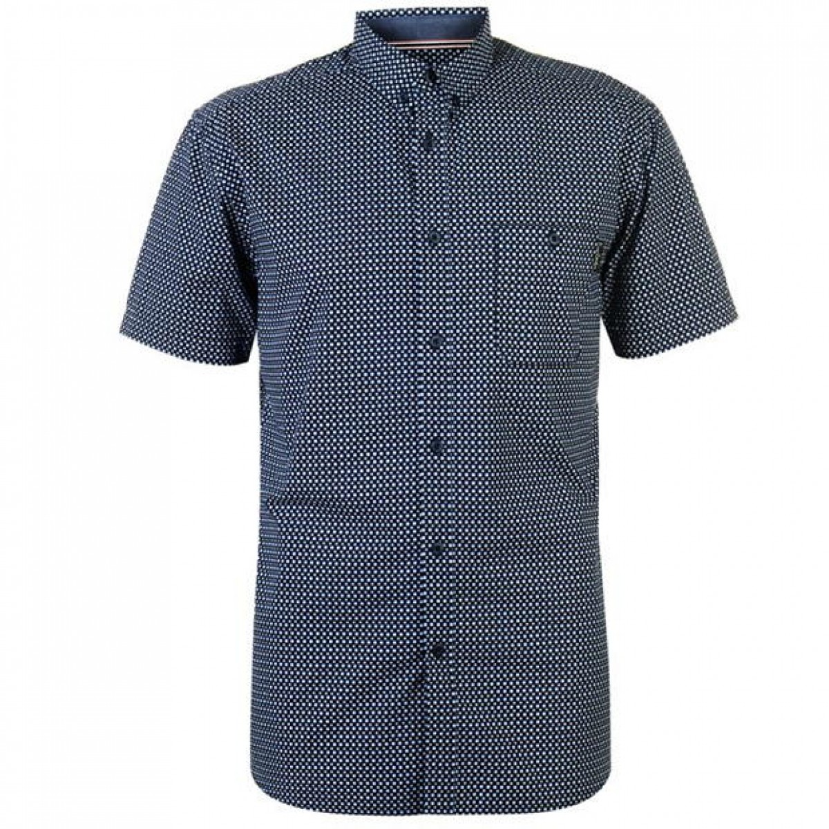 

Рубашка Pierre Cardin Sleeve Geometric Navy/Blue/Wht, S (44)