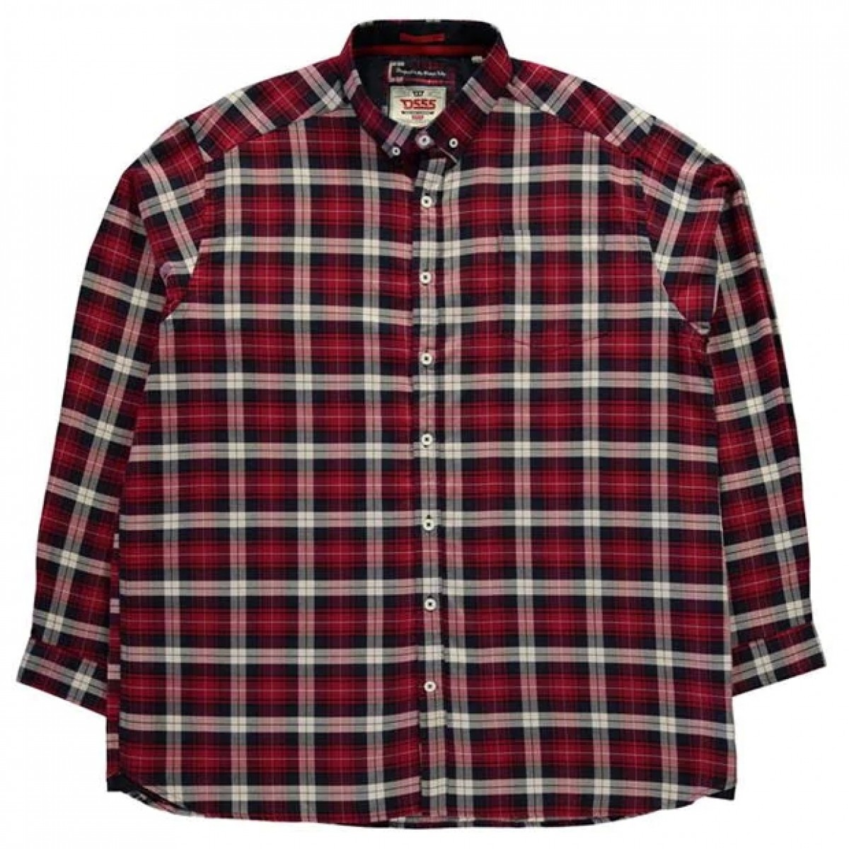 

Рубашка D555 Baltimore Checked Red, XXL (52)