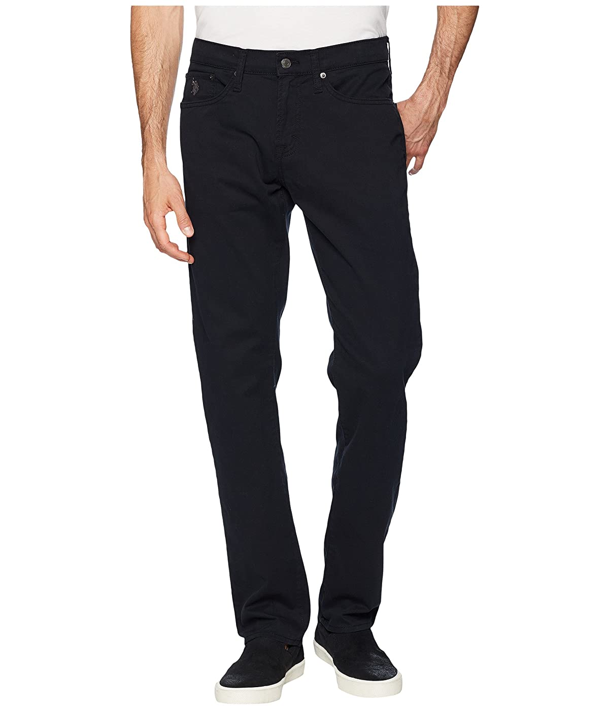 

Брюки U.S. POLO ASSN. Slim Straight Stretch Five-Pocket Pants Black, 36W 32L