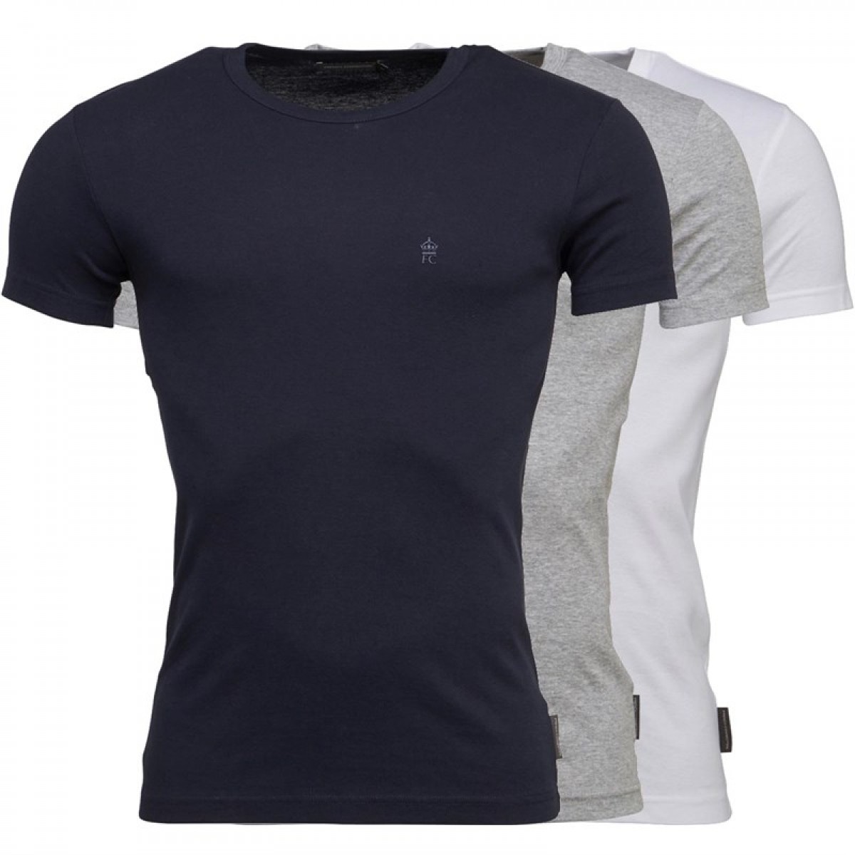 

Футболка French Connection Crown White/Grey 3 шт, XL (50)