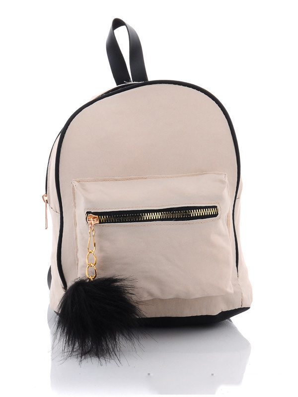 

Женские рюкзаки деми Prime 068-8 beige Бежевый р.25x23x12