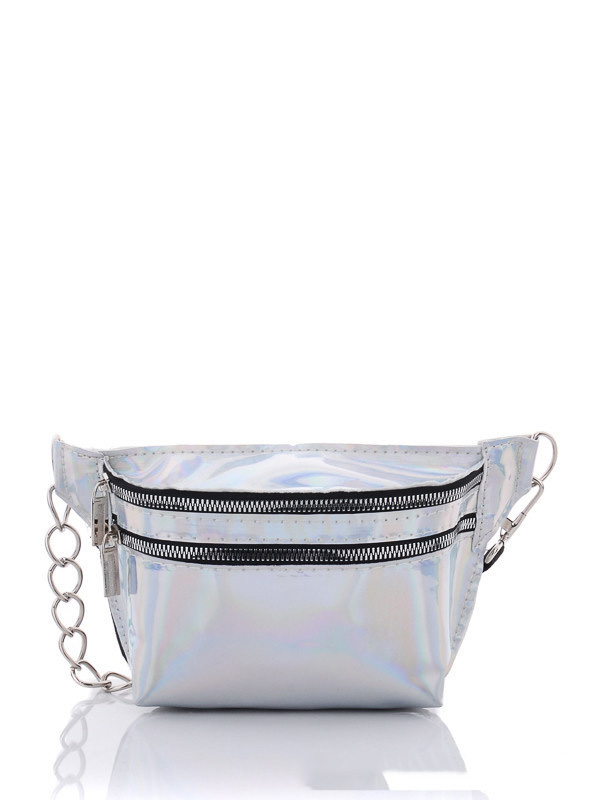 

Женские сумки деми Prime 038-6 silver Серебристый р.13x15x3