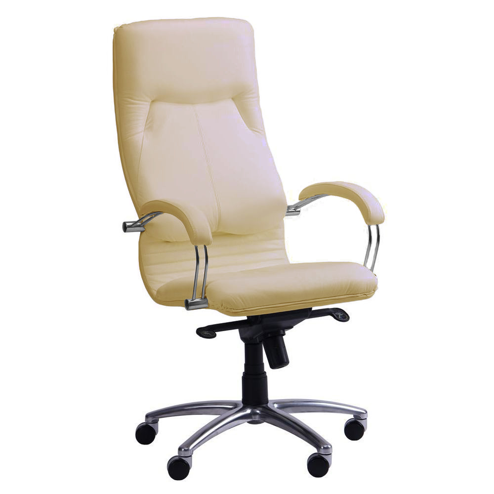 

Кресло офисное Ника HB механизм MultiBlock (MB), металл хром/кожзаменитель Неаполь N-01 бежевый AMF