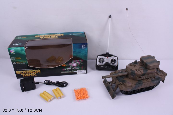 

Р.У.Танк PLAY SMART 9345 "Боевой танк" аккум.стреляет пульками кор.32*15*12 ш.к.