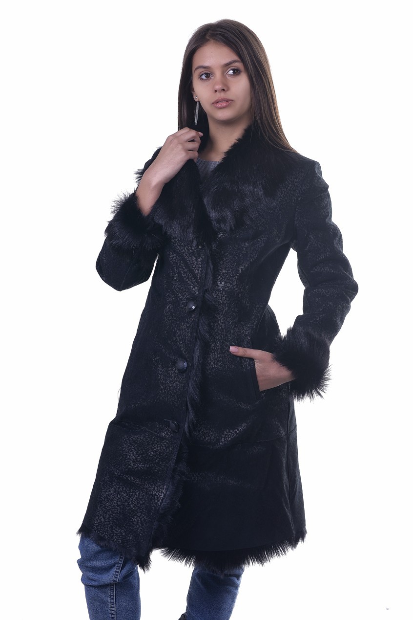 

Дубленка Maroon  Черная, Дубленка Maroon XS Черная