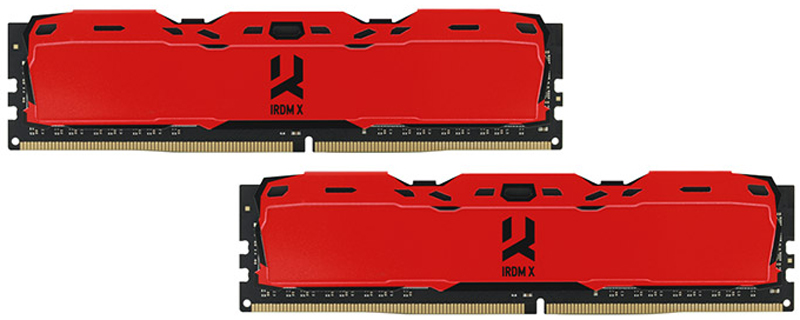 

DDR4 2x4GB/3000 GOODRAM Iridium X Red (IR-XR3000D464L16S/8GDC)