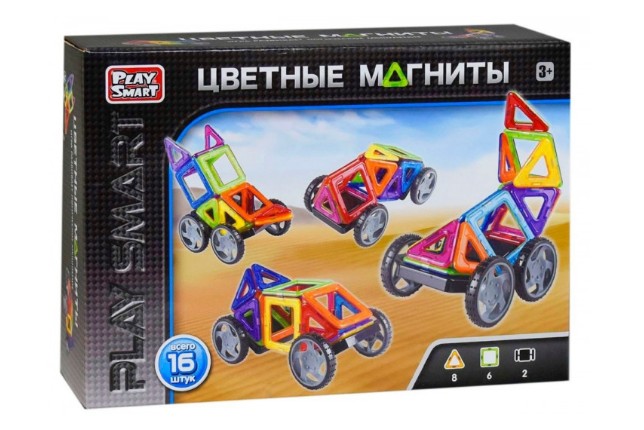 

Конструктор магнитный машинка