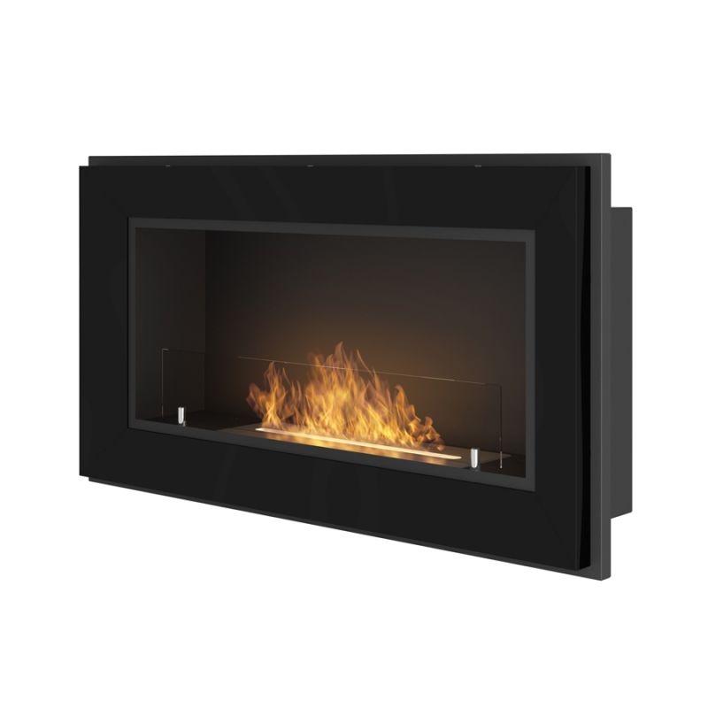 

Биокамин SIMPLE FIRE FRAME 900 черный со стеклом