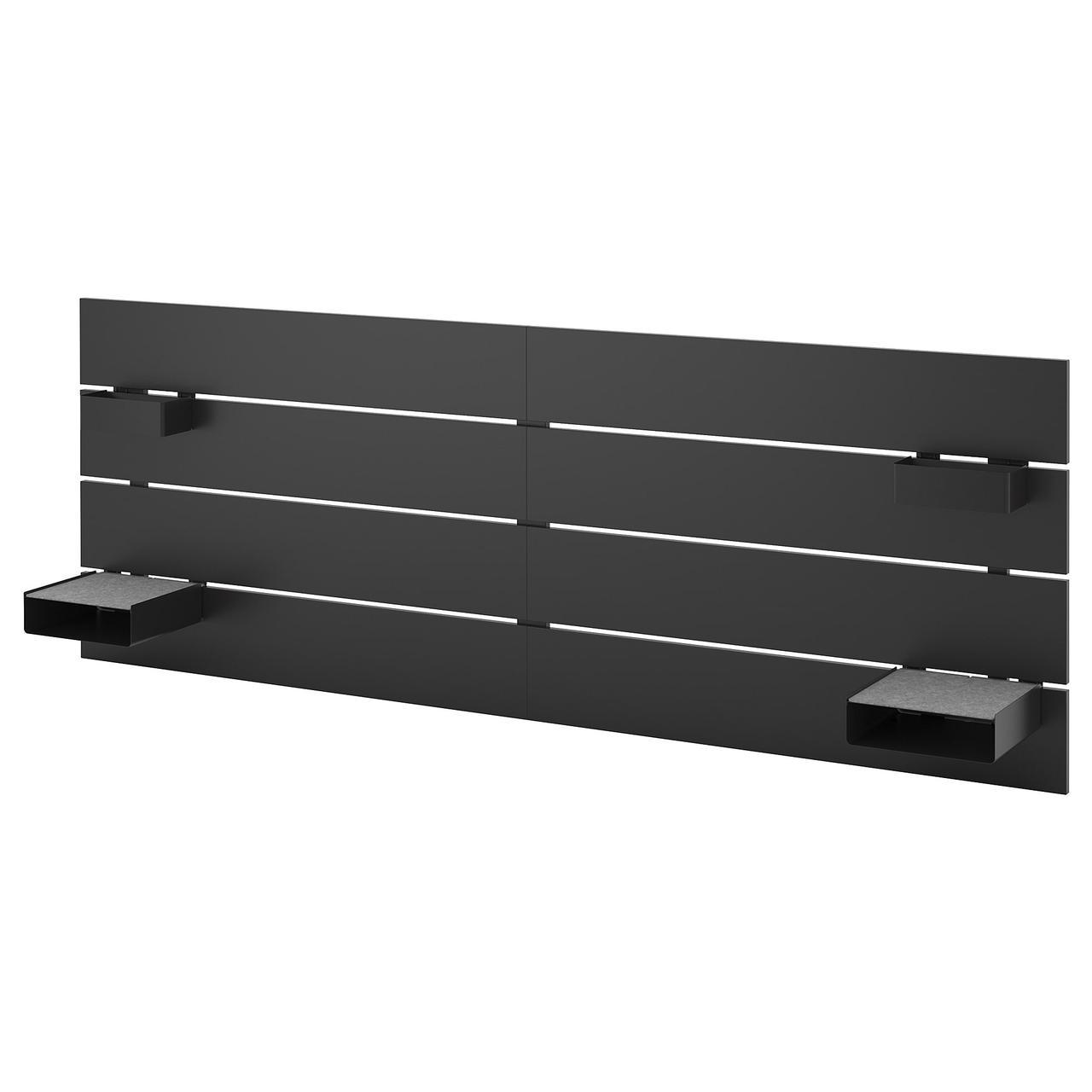 

Изголовье кровати IKEA NORDLI антрацит 903.729.77