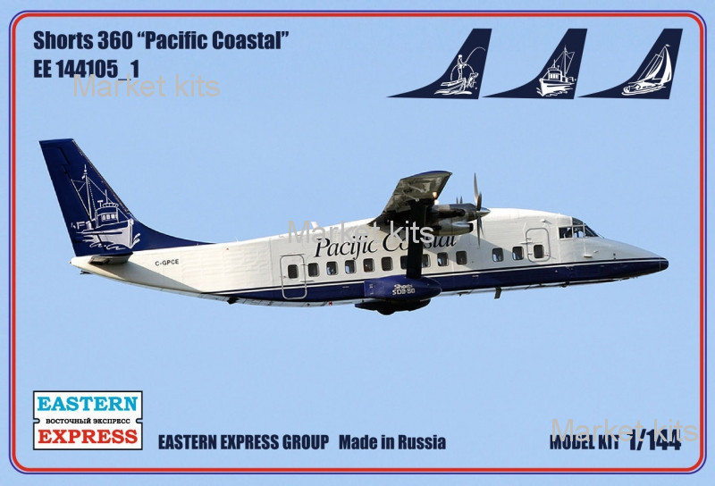 

Пассажирский самолет Short-360 "Pacific Coastal" 1:144 Eastern Express (EE144105-01)