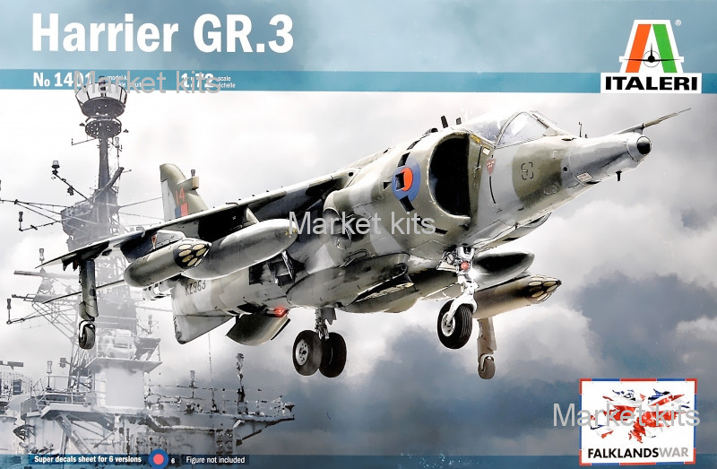 

Истребитель Harrier GR.3 1:72 ITALERI (IT1401)