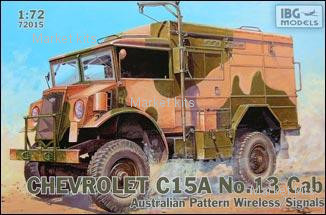 

Chevrolet C15A No.13 Cab Australian Pattern Wireless / 1:72 IBG Models (IBG72015)