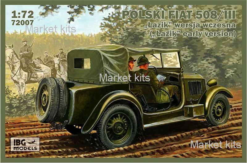 

Польский Fiat 508/III ('Lazik' ранняя версия) 1:72 IBG Models (IBG72007)