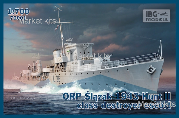

Эсминец класса эскорт ORP "Slazak", 1943 1:700 IBG Models (IBG70001)