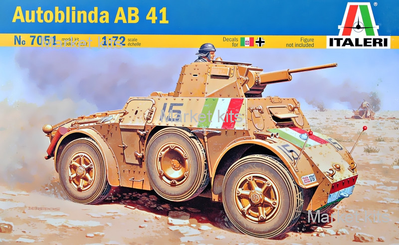 

Бронеавтомобиль Autoblinda AB 41 1:72 ITALERI (IT7051)