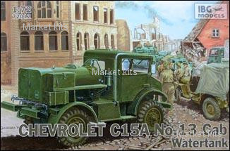 

Chevrolet C15A No.13 Cab Watertank 1:72 IBG Models (IBG72012)