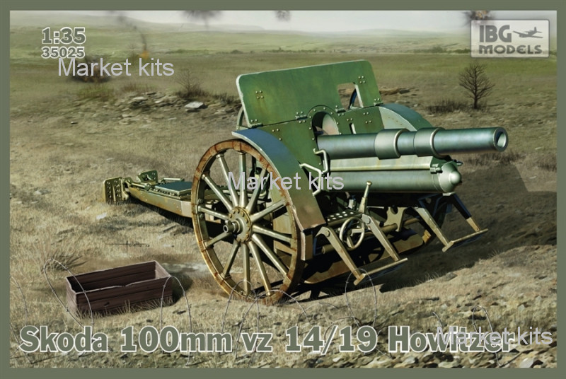 

10-см гаубица "Шкода" 14/19 Howitzer 1:35 IBG Models (IBG35025)