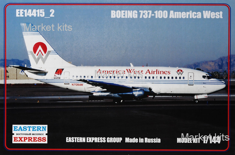 

Авиалайнер Boeing 737-100 America West 1:144 Eastern Express (EE14415-2)