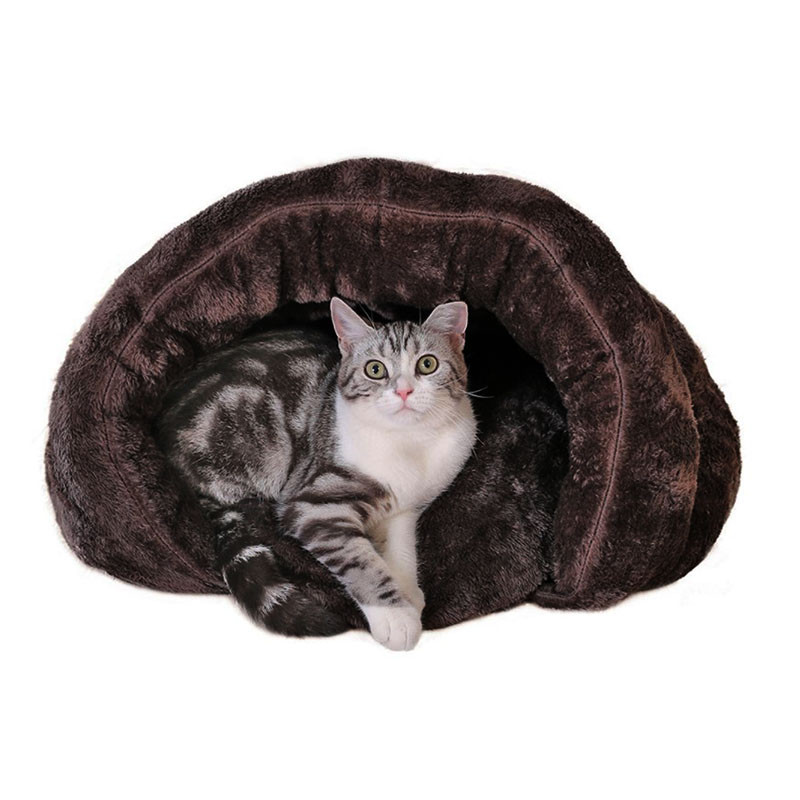 

Лежак домик для домашних животных Hoopet 15W0059G Brown S спальное место кошек собак OPT(6936-24109)