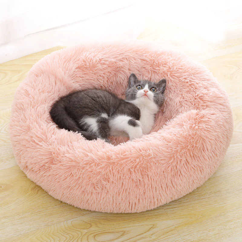 

Лежак-пуфик Taotaopets 552201 XL Pink для котов собак OPT(5516-27041)