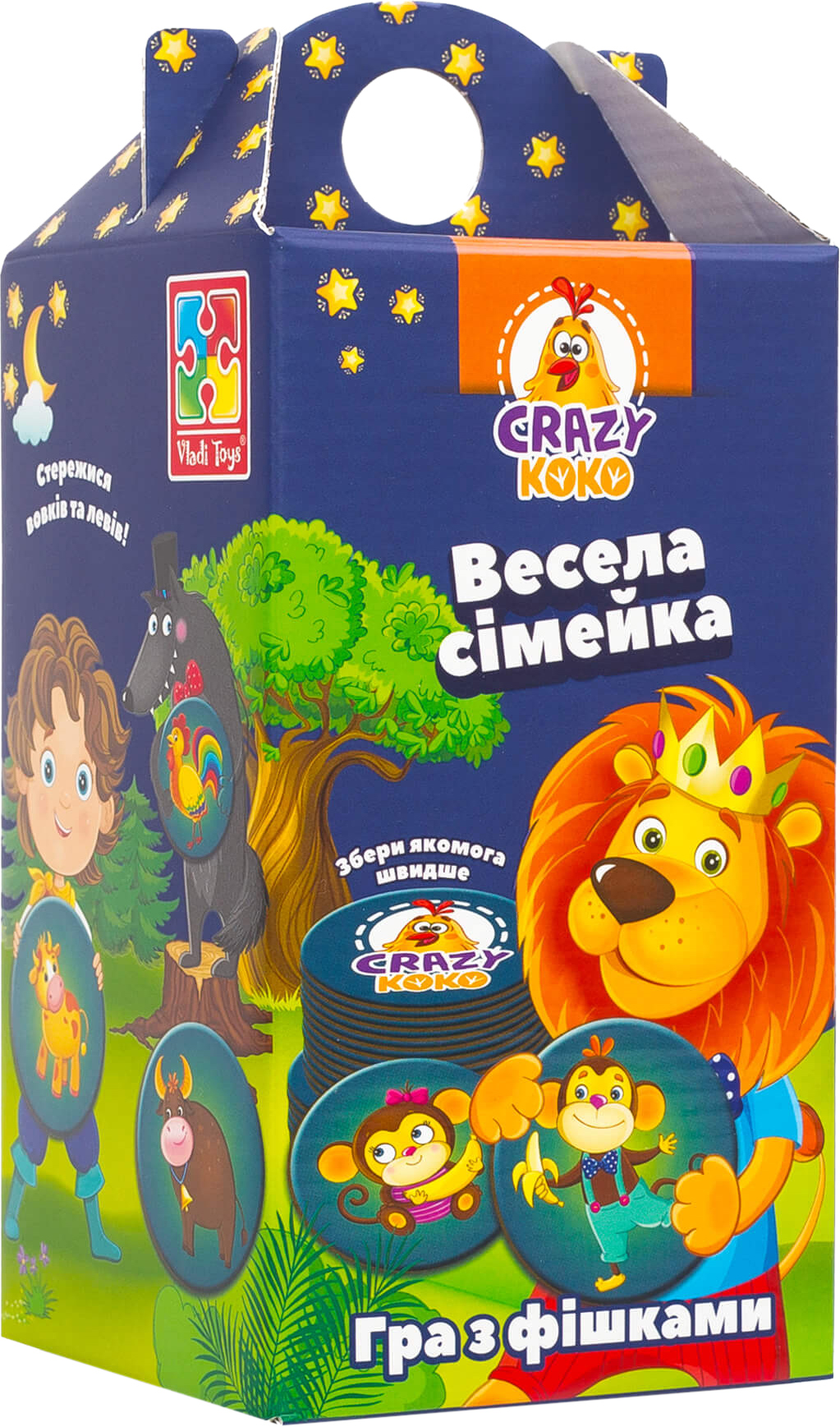 

Настольная игра Vladi Toys Crazy Koko Веселая семейка (укр) (VT8033-05) (4820195058510)