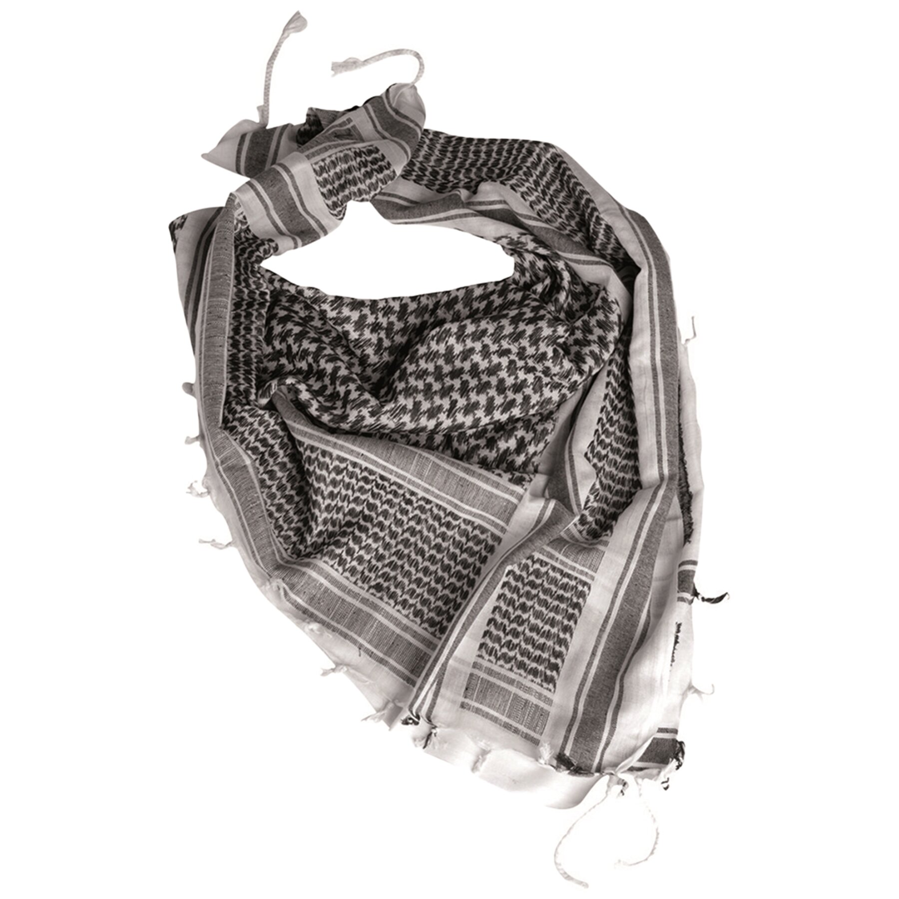 

Шарф арафатка (Шемаг) SHEMAGH SCARF WHITE/BLACK Белый/Черный