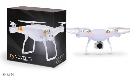 

Р.К.Квадрокоптер TY-T9 з камерою,Wi-Fi,FPV.оберт.на 360гр.світ.USB.кор.30*12*30