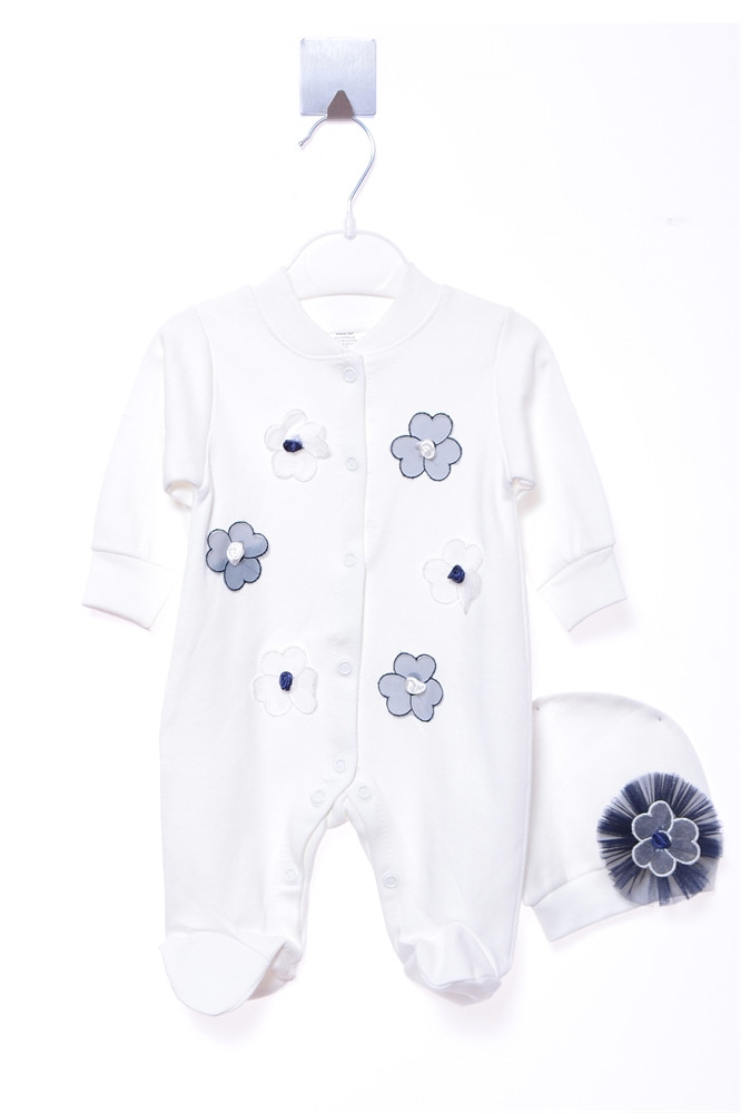 

Человечек + шапочка MiniBom 80 см молочный