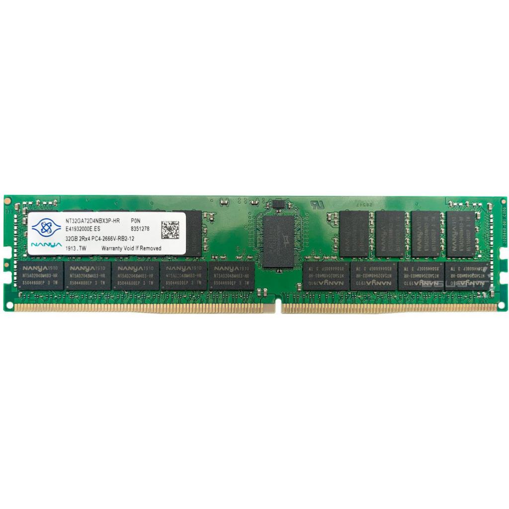 

Модуль памяти для сервера DDR4 32GB ECC RDIMM 2933MHz 2Rx4 1.2V CL21 Nanya_DRAM (NT32GA72D4NBX3P-IX)