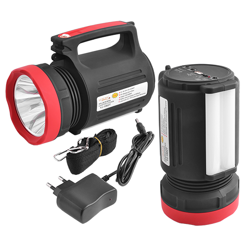

Фонарь переносной YIJIA 1902 T, 5W+22SMD, 2 лампы 3W, power bank, солнечная батарея