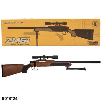 

Автомат CYMA ZM51W з пульками,лазер.прицілом метал+пластик кор.90*8*24