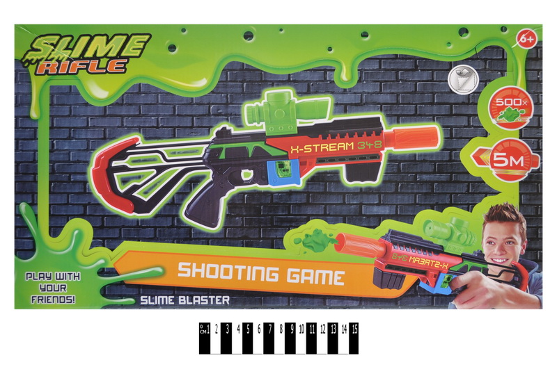 

Бластер "SLIME" з маскою кор. 53*6*30см