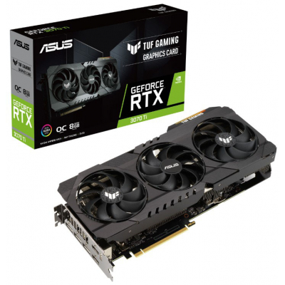 

Видеокарта ASUS GeForce RTX3070 Ti 8Gb TUF OC GAMING (TUF-RTX3070TI-O8G-GAMING)