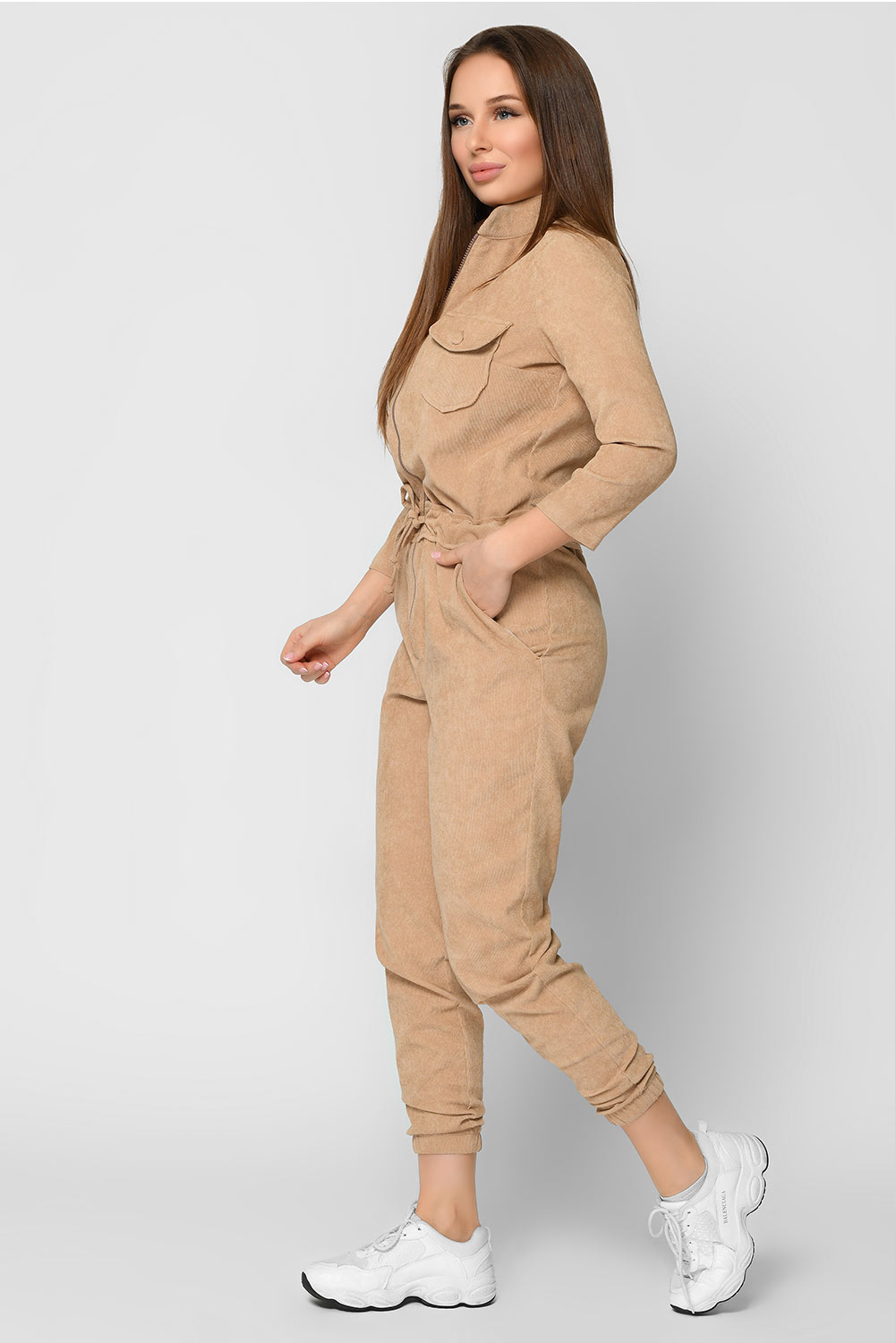 

Комбинезон брючный KB-6123-10 (S, Бежевый) S