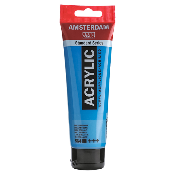 

Краска акриловая AMSTERDAM 120 мл (564) Диамантовый синий (17095642)